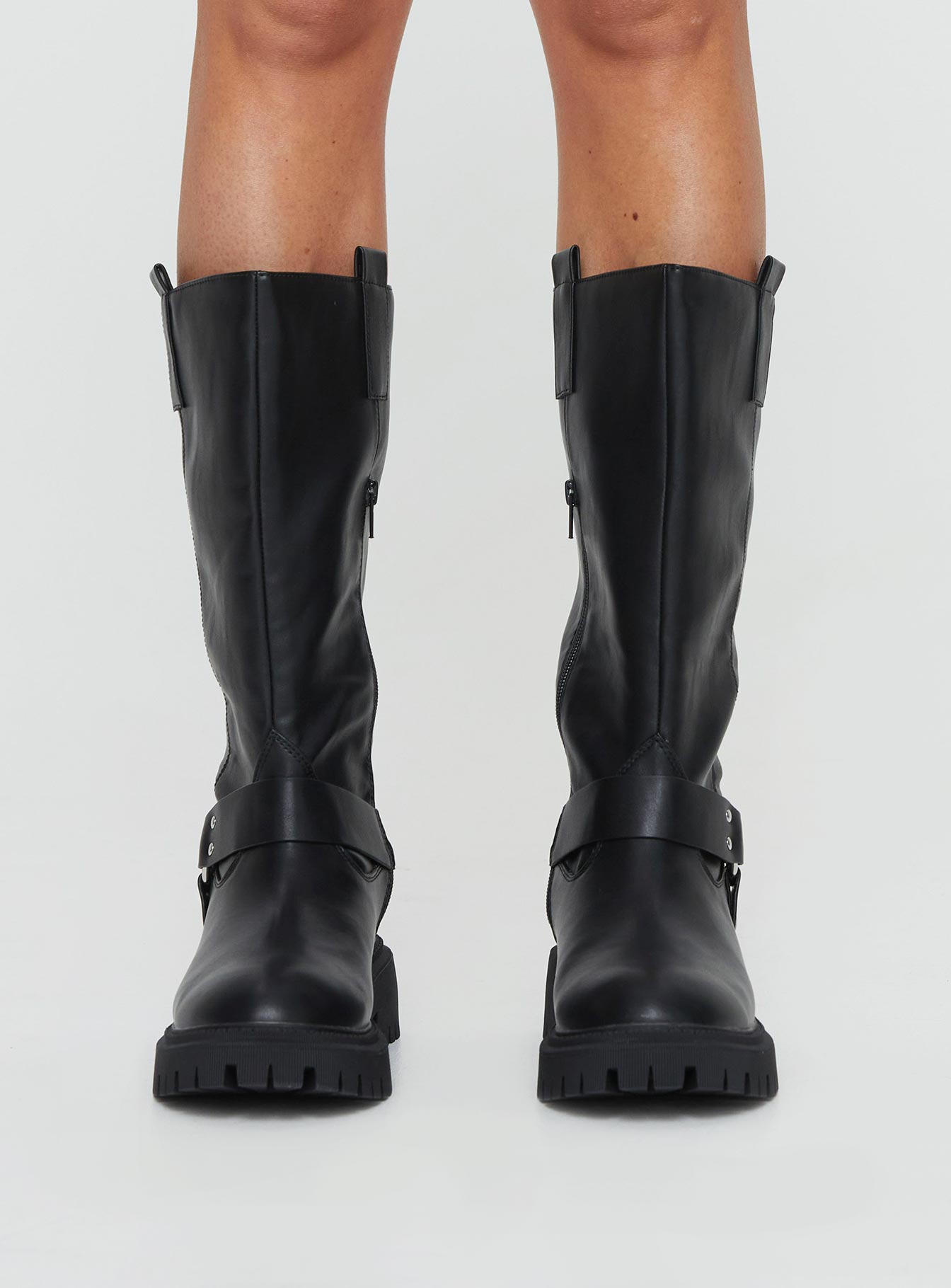 Achilles Black Leather Riding Boots for Women - Equestrian & Fashion Riding Boots for Horseback Riding & Casual Wear