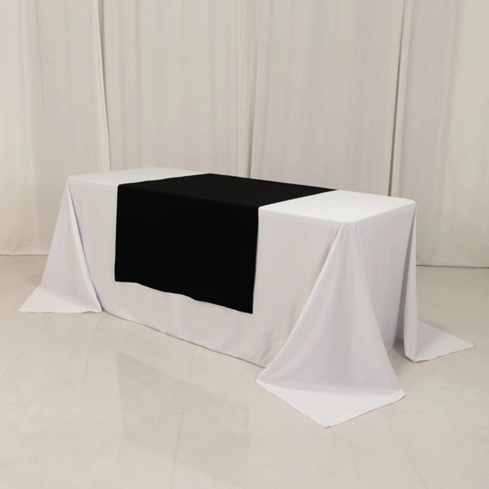 36 x 72 Inch Premium Polyester Table Runner for Dining Room, Wedding, Party Decor - Wrinkle & Stain Resistant Tablecloth