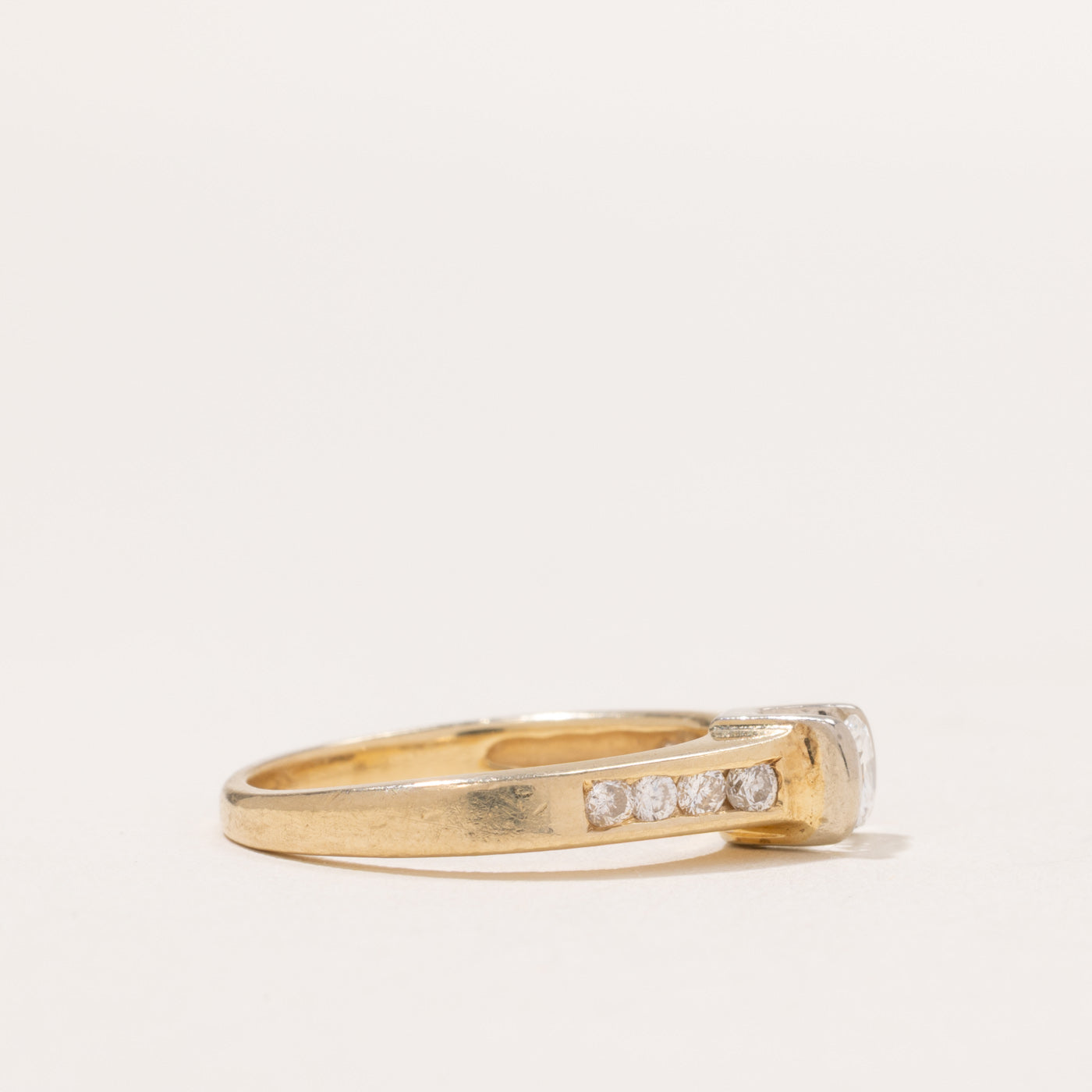 0.52ctw Channel Set Diamond Ring - Size 6.5 | Elegant Wedding Band, Anniversary Gift for Her | Perfect for Engagement, Proposal & Special Occasions
