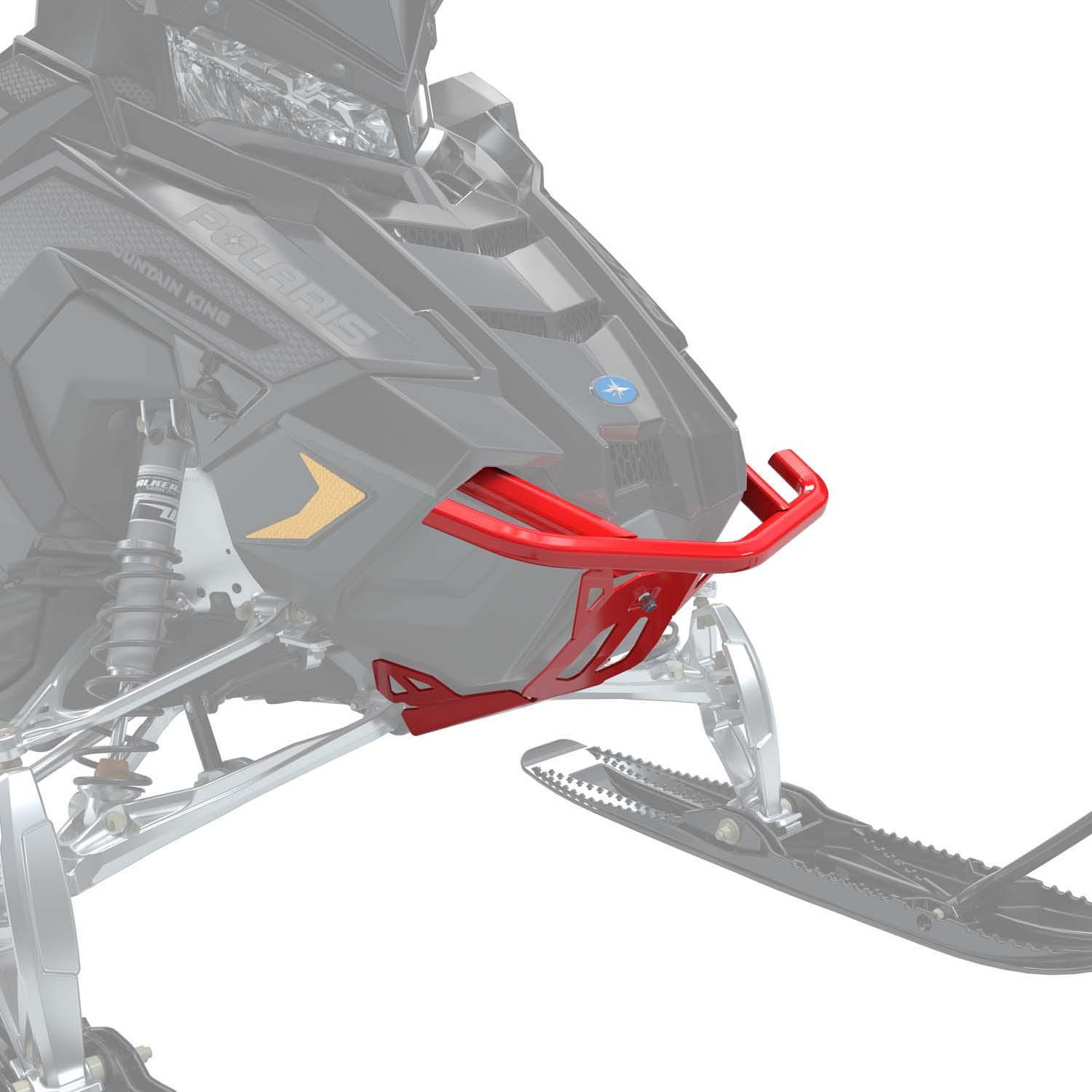 Polaris AXYS Snowmobile Aluminum Front Bumper - Heavy Duty Protection for Trail Riding & Off-Road Adventures