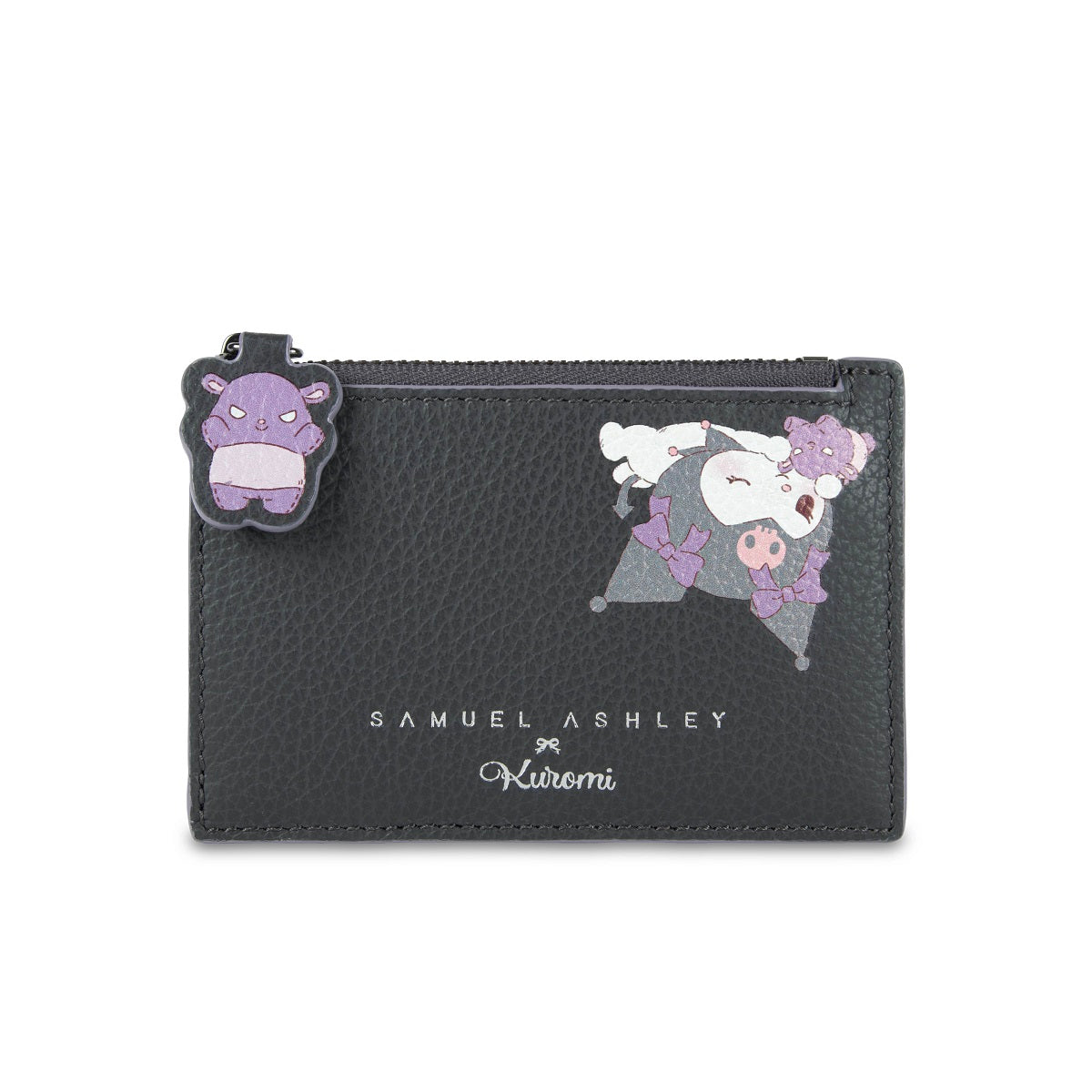 Samuel Ashley x Sanrio Characters Genuine Leather Keychain Wallet - Cute Hello Kitty Accessory for Keys, Coins & Cards | Perfect Gift for Anime Fans & Kawaii Lovers