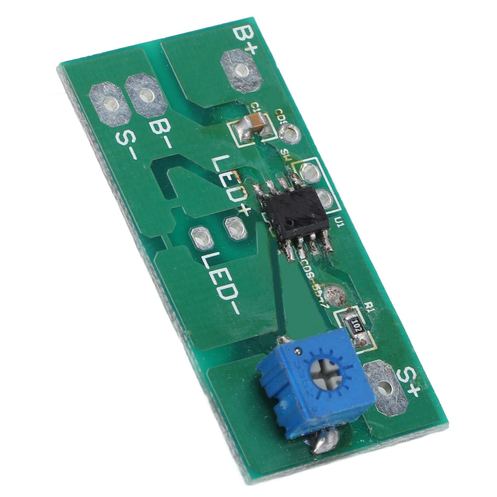 Solar Lawn Light Control Board with Brightness Adjustment - Waterproof Garden Lamp Circuit Panel for Outdoor Solar Pillar Lights - Perfect for Patio, Pathway, and Landscape Lighting