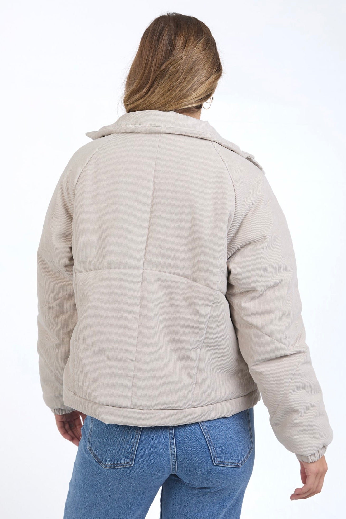 Rosalee Women's Mushroom Cord Jacket - Stylish Corduroy Coat for Fall & Winter | Perfect for Casual Outings, Work, and Outdoor Adventures