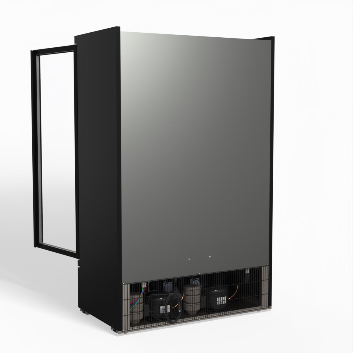 Commercial Upright Display Refrigerator with Two Glass Doors - 1000L Capacity, Perfect for Supermarkets, Restaurants, and Convenience Stores - Model CSB1000