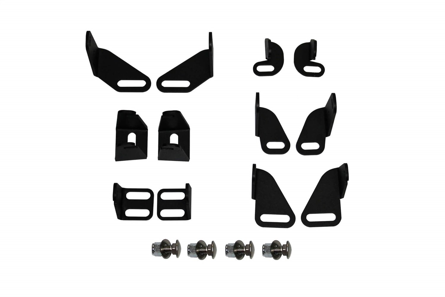 LED Light Mount Kit with Multiple Bracket Options - Compatible with Various Light Brands | Hammer Black Powder Coated for Durability | Perfect for Off-Road, Motorcycle & Truck Lighting Upgrades