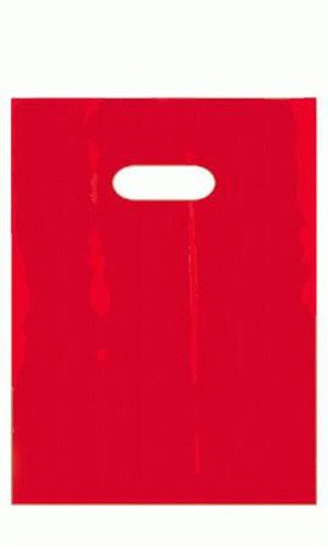 Red Plastic Small Merchandise Bags - 1000 Count Bulk Pack for Retail, Party Favors, Jewelry & Craft Supplies | Durable & Reusable Packaging Solution