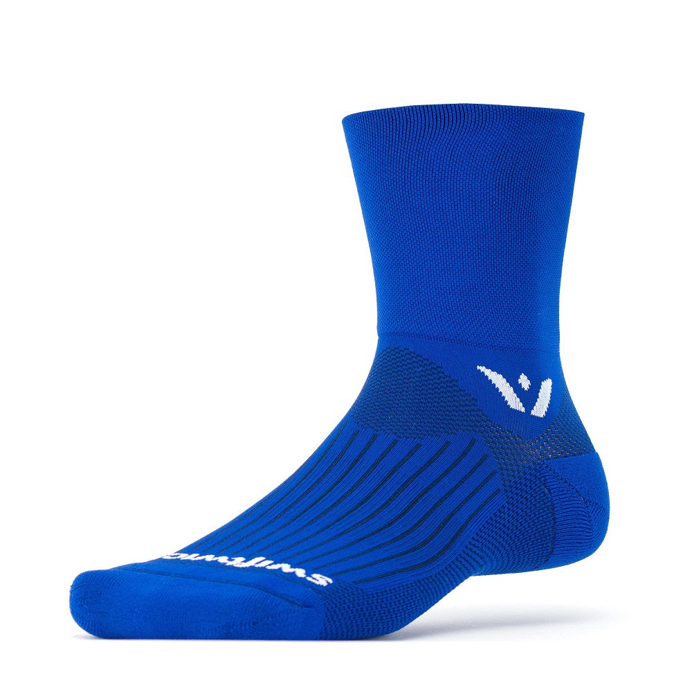 Swiftwick Aspire Quarter Crew High Performance Socks for Running, Hiking & Cycling - Moisture Wicking & Breathable Athletic Socks for Men & Women