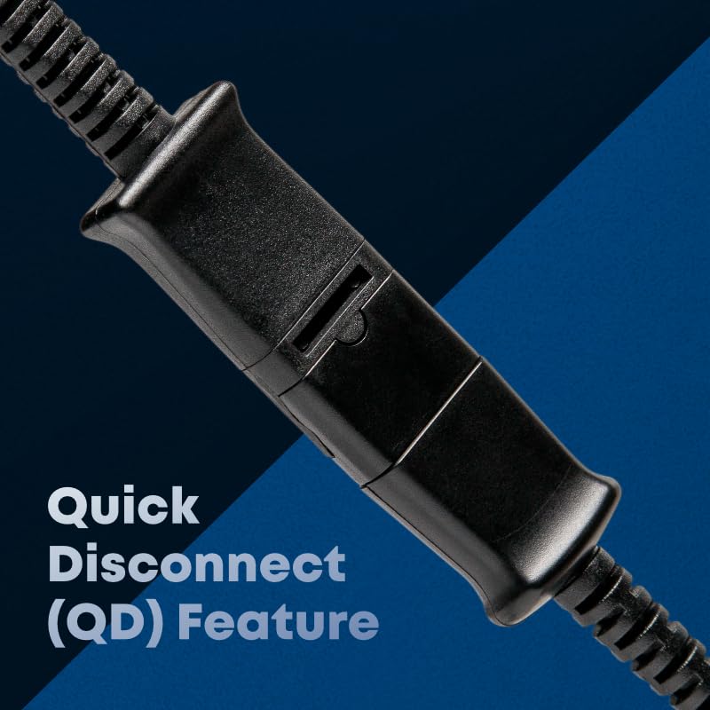 Plantronics & TruVoice USB Adapter with Volume Control & Mute - Compatible with Wired Headsets (QD Connector) for PC, Laptop & Softphones - Perfect for Remote Work, Call Centers & Online Meetings