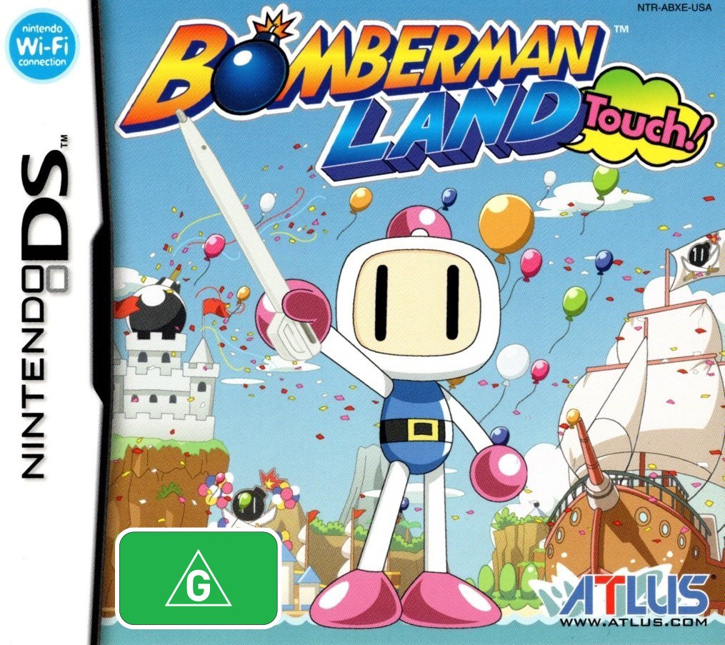 Bomberman Land Touch! Nintendo DS Game - Fun Multiplayer Action for Kids & Adults - Perfect for Travel & Family Game Nights