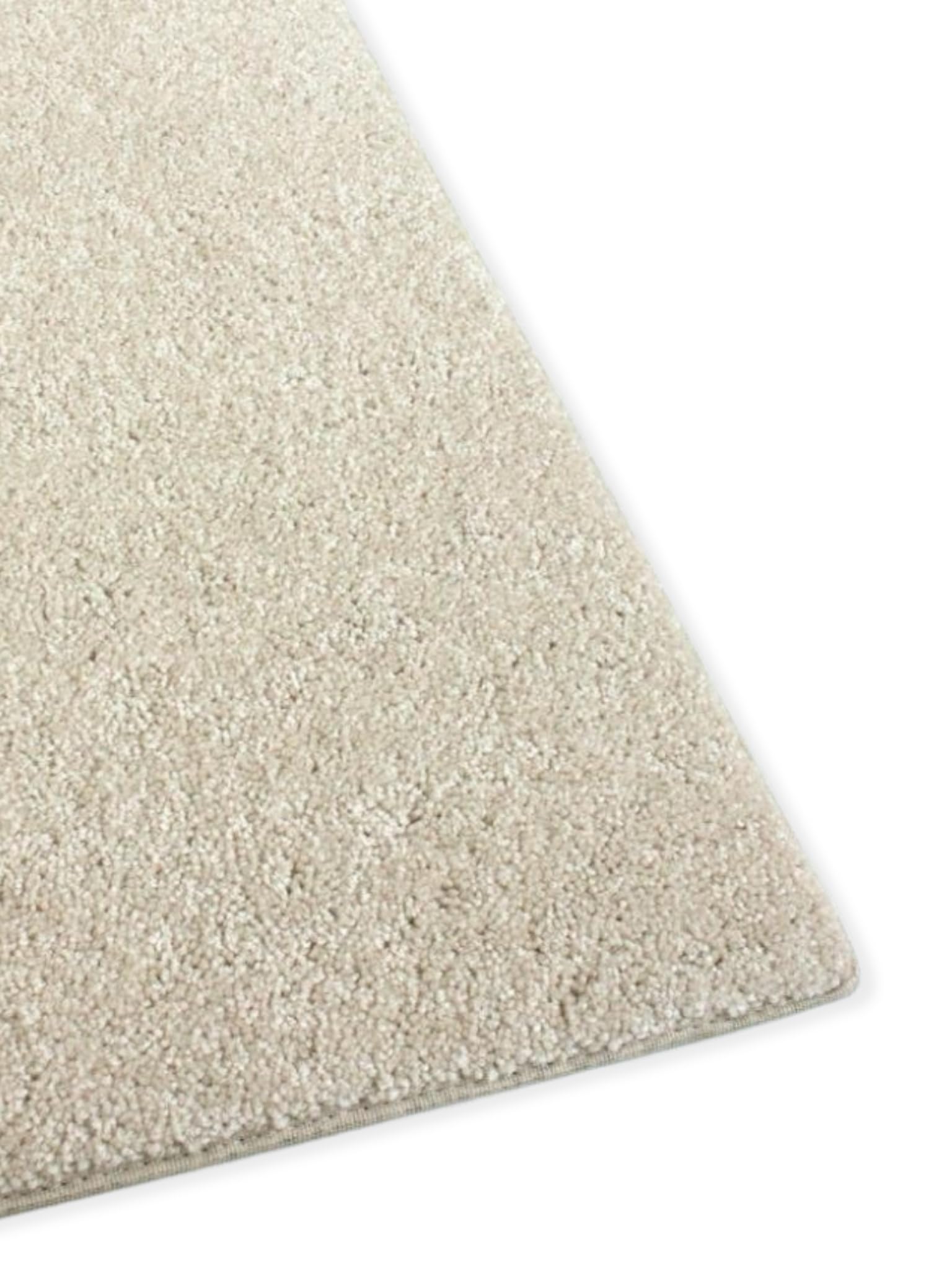 KOECKRITZ Cream Area Rug - Soft Plush Polyester Carpet (30 oz) in Vanilla Cream | Multiple Sizes & Shapes (Half Round 12'x6') | Medium Density, 1/2