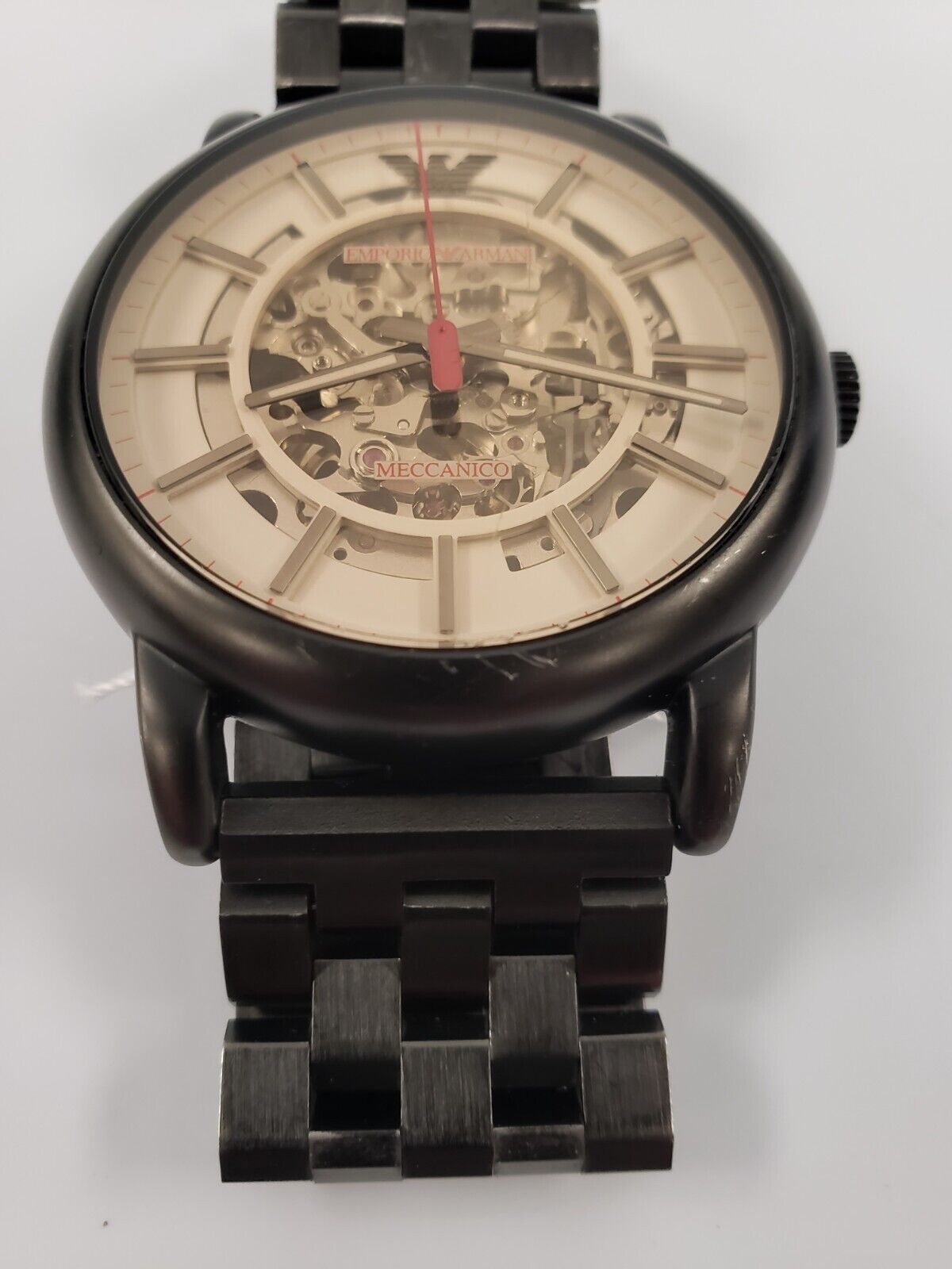 Emporio Armani 112209 Men's Luxury Watch - Stainless Steel Case & Leather Strap - Perfect for Business, Formal Events & Everyday Wear