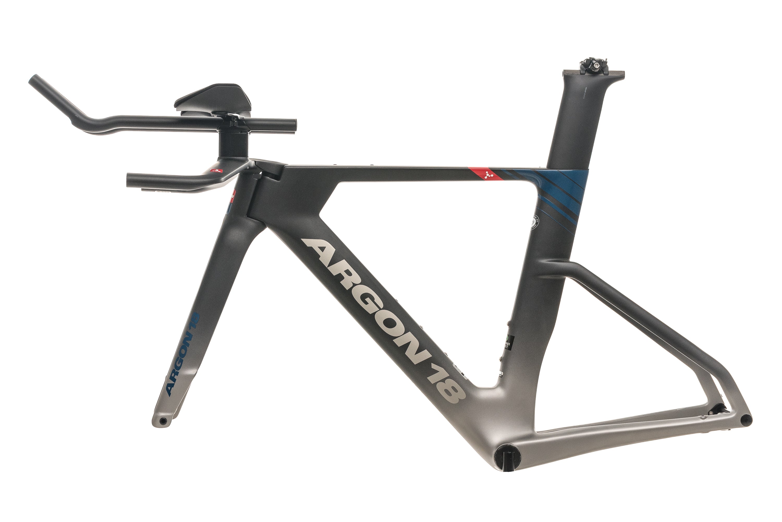 Argon 18 E 118 Tri+ Disc Medium Road Bike Frameset - Lightweight Carbon Triathlon & Time Trial Racing Frame for Competitive Cyclists
