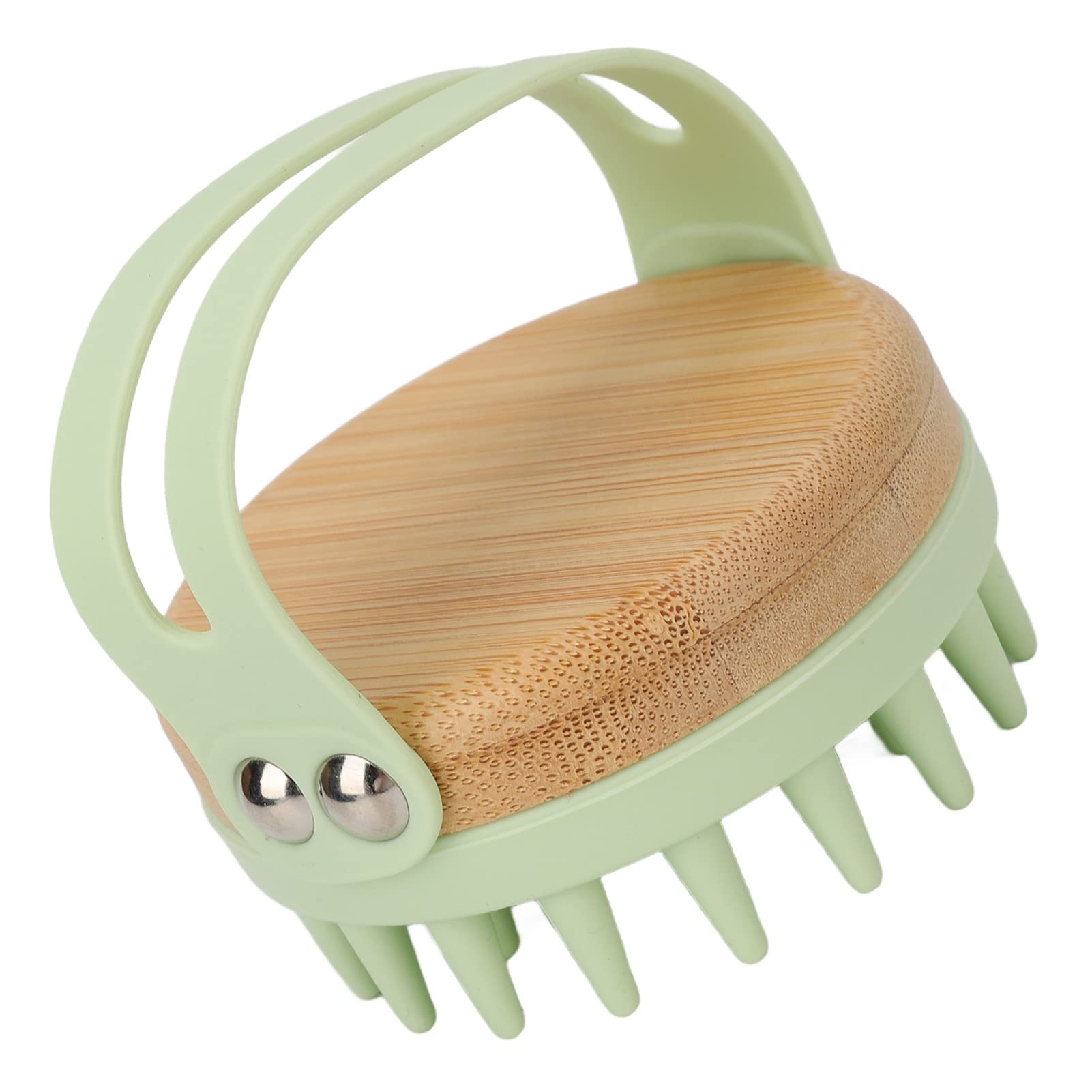 EXCLUZO Silicone Body Brush - Ergonomic Scalp Massager & Exfoliator for Sensitive Skin - Soft Green Shower Scrubber for Adults - Perfect for Relaxing Spa Days & Gentle Skin Care Routines