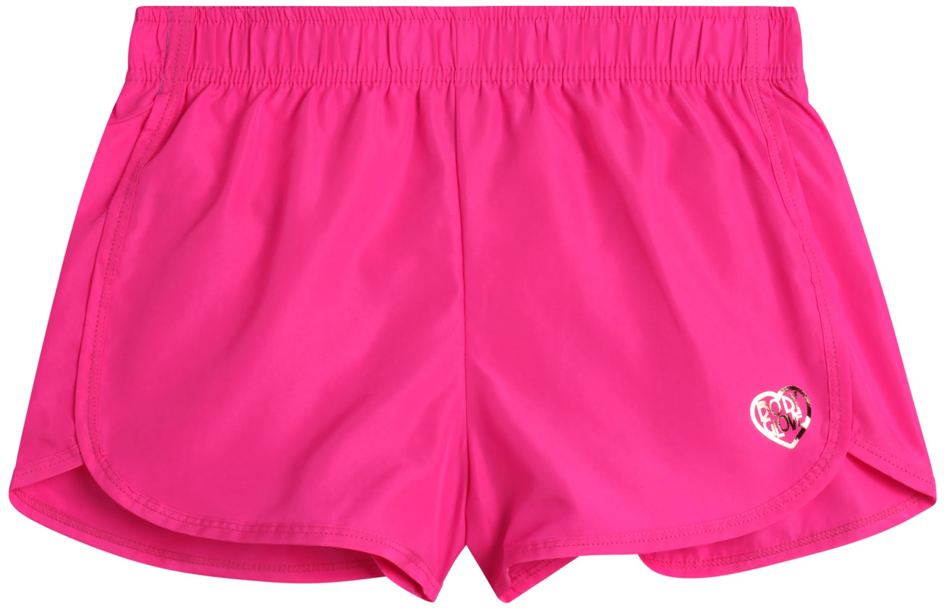 Body Glove Girls' 4-Pack Athletic Performance Shorts - Quick Dry Gym Shorts with Scrunchie for Ages 7-12 | Perfect for Sports, Yoga & Outdoor Activities