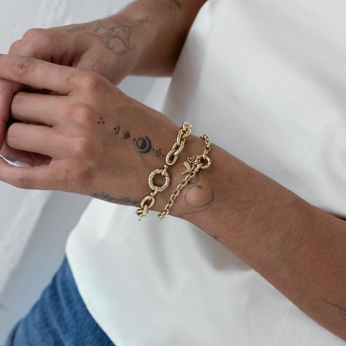 Petite Aria Bracelet - Dainty Gold Plated Charm Bracelet for Women - Perfect for Everyday Wear, Gifts & Special Occasions