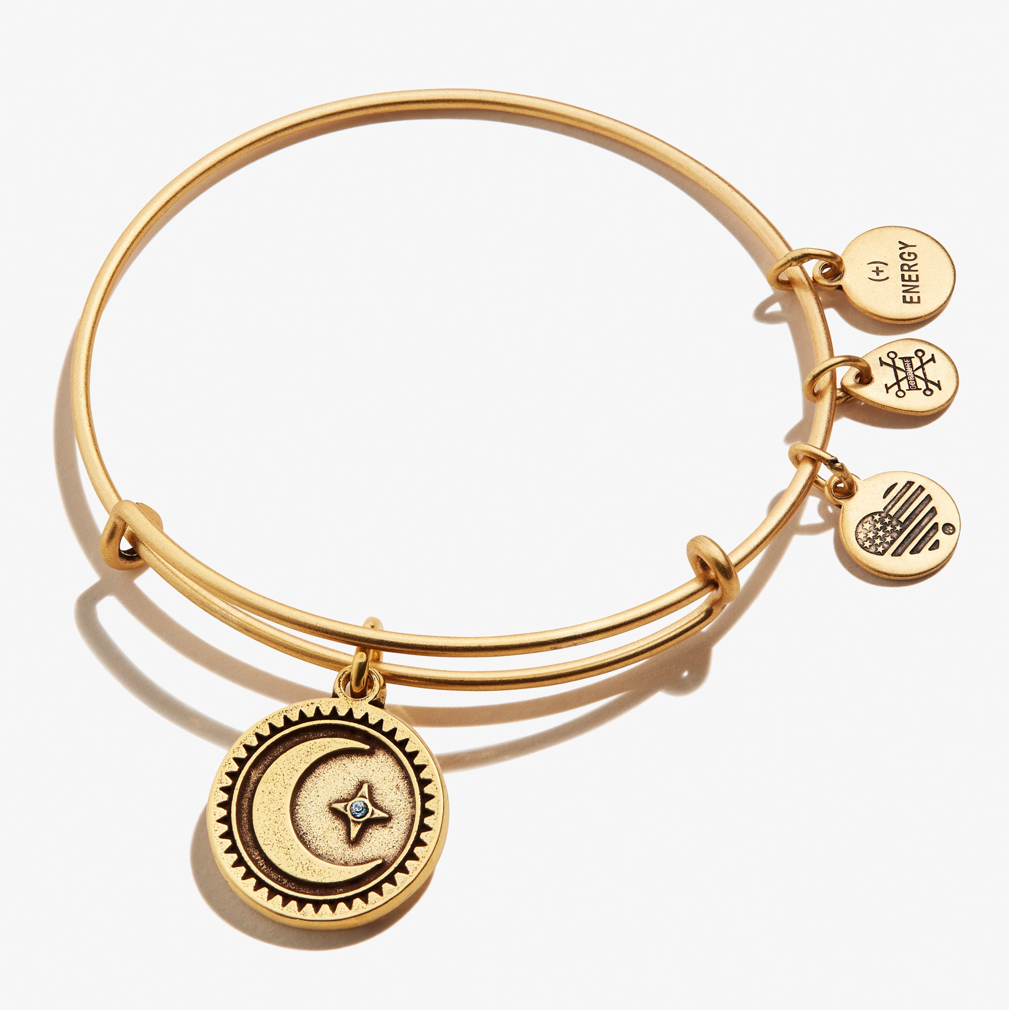 Crescent Moon Charm Bangle Bracelet for Women - Elegant Silver Moon Jewelry for Boho Fashion & Everyday Wear - Perfect Gift for Birthday, Anniversary & Special Occasions
