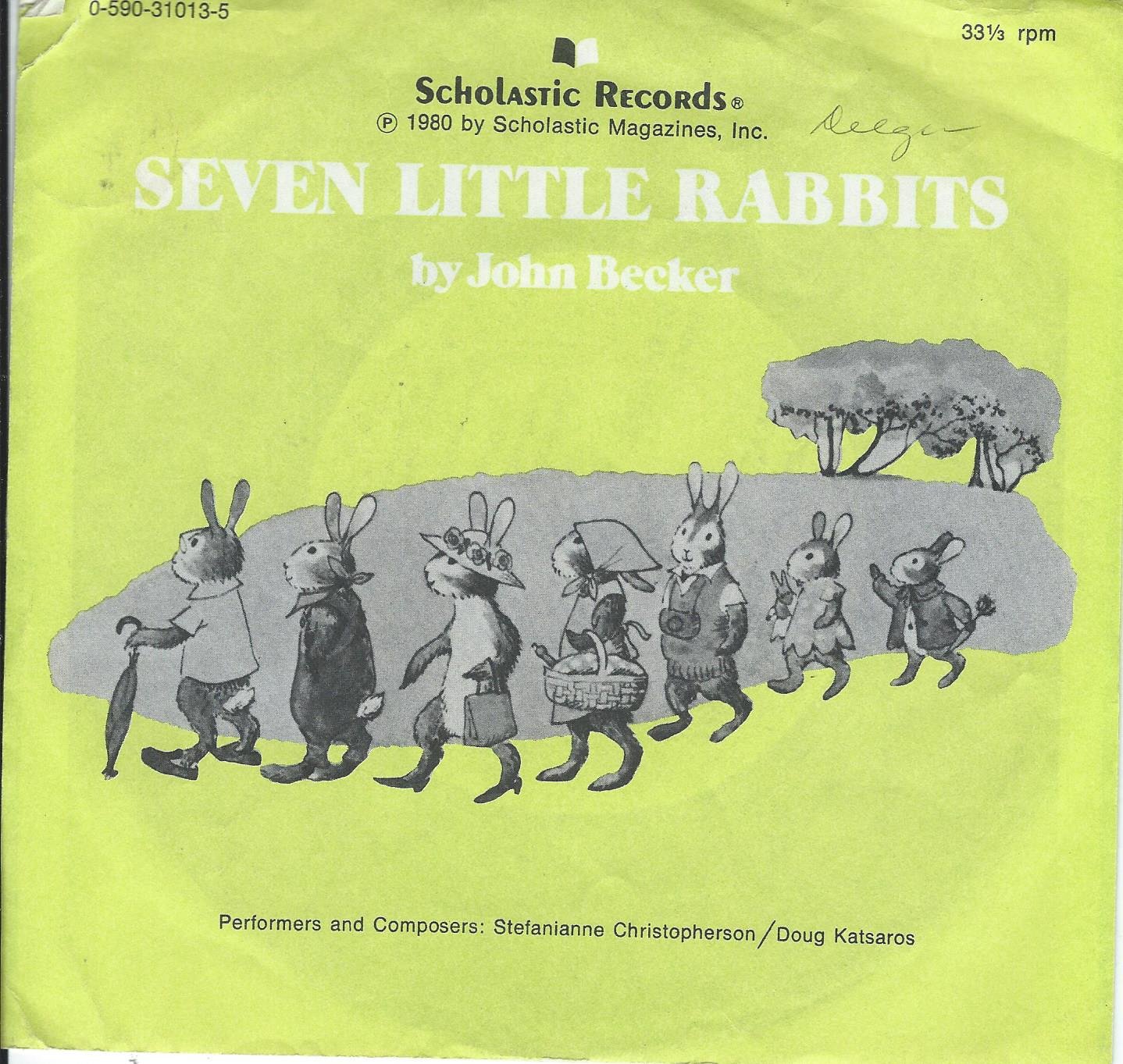 Seven Little Rabbits - Adorable Plush Stuffed Animals for Kids, Perfect for Gifts, Nursery Decor & Cuddling | Soft & Safe Baby Toys for Birthdays, Easter & Christmas