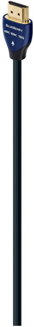 AudioQuest BlueBerry HDMI Cable 18Gbps High-Speed 4K HDR - Perfect for Home Theater, Gaming & Streaming Devices