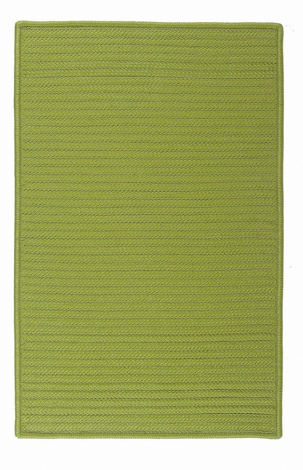 Simply Home Solids Bright Green Area Rug - 3' x 3' Square Soft Indoor Rug for Living Room, Bedroom, Nursery - Perfect for Home Decor & Cozy Spaces