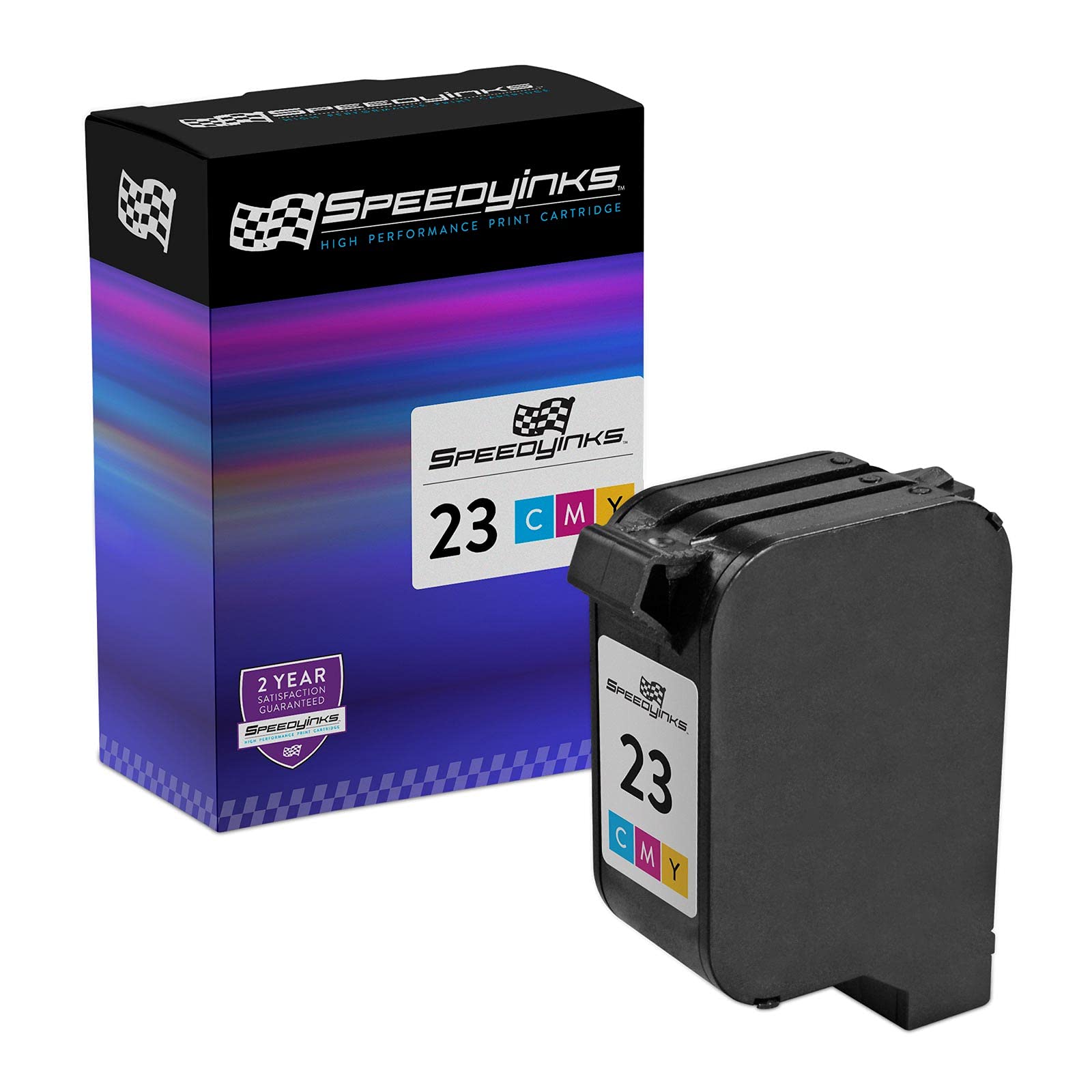 High-Quality Remanufactured HP 23 C1823D Tri-Color Ink Cartridge Replacement - Compatible with HP Printers 145, 155, 170, 270, 1120C, 1120cxi, R40, 700 - Perfect for Home & Office Printing Needs