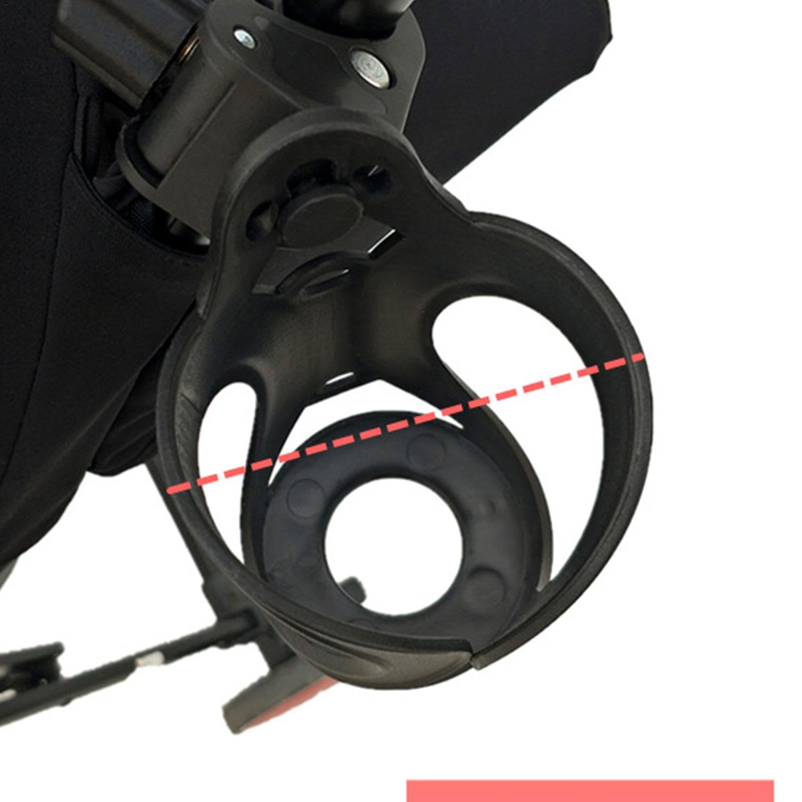 Adjustable 360° Rotating Cup Holder for Stroller, Walker, Wheelchair & Car - Large Capacity Drink Holder for Parents, Seniors & Commuters | Perfect for Outdoor Walks, Shopping & Road Trips