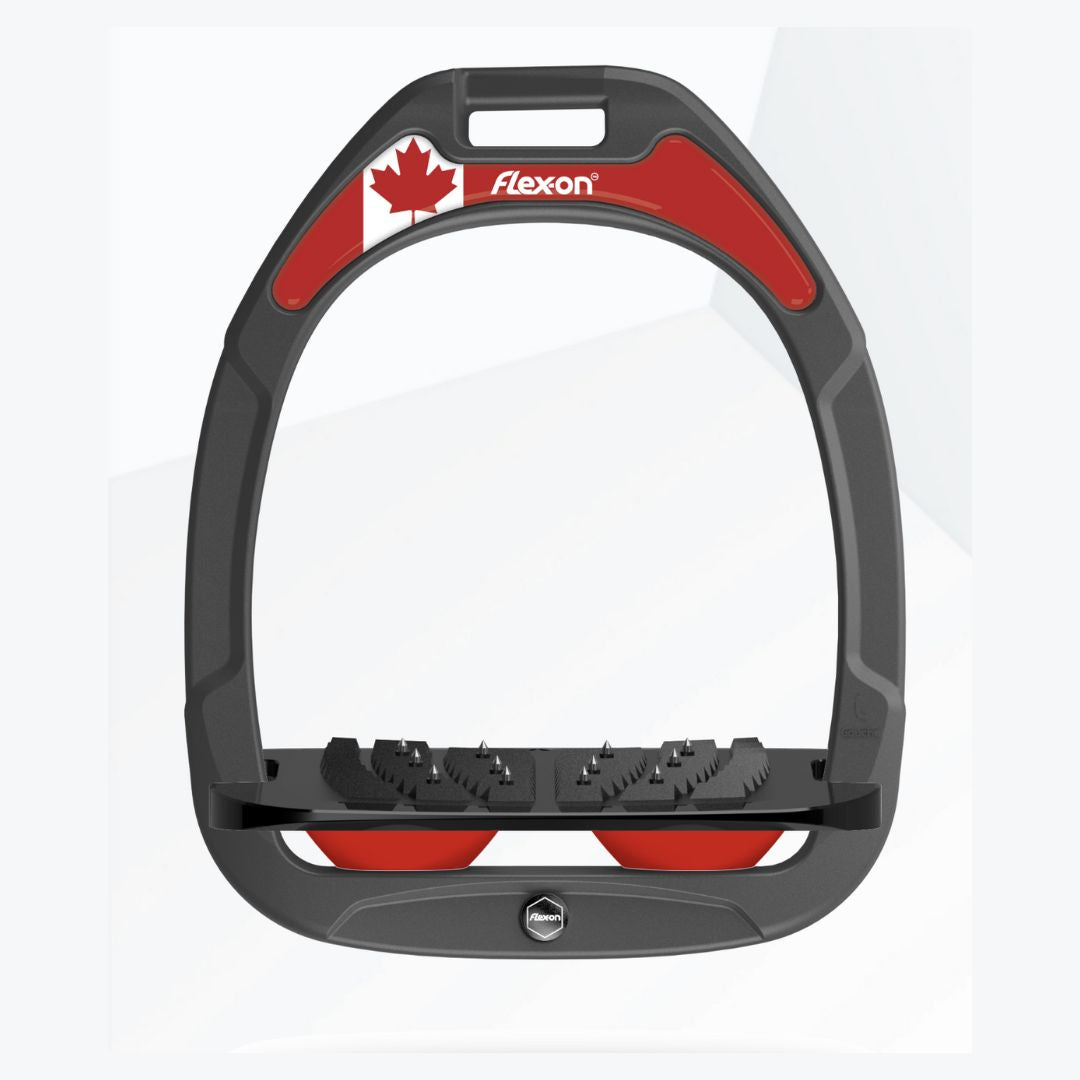 Flex On Composite Stirrup - Lightweight & Durable Equestrian Stirrups for Horse Riding - Perfect for Trail Riding, Jumping & Dressage