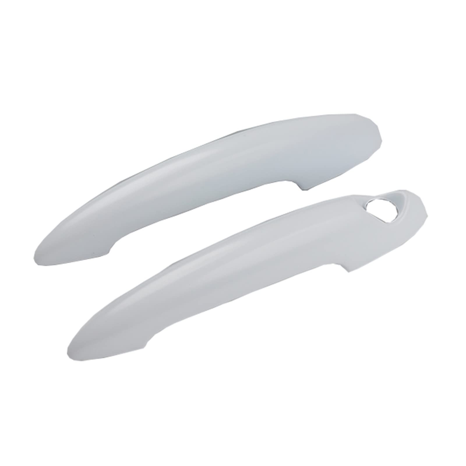 TTEDOYE British Flag Gloss Black Exterior Door Handles for Mini Cooper S R50 R52 R53 R55 R56 R57 R58 R59 R61 - 2PCS Replacement Door Handle Covers (White) - Perfect for Car Customization & Style Upgrade