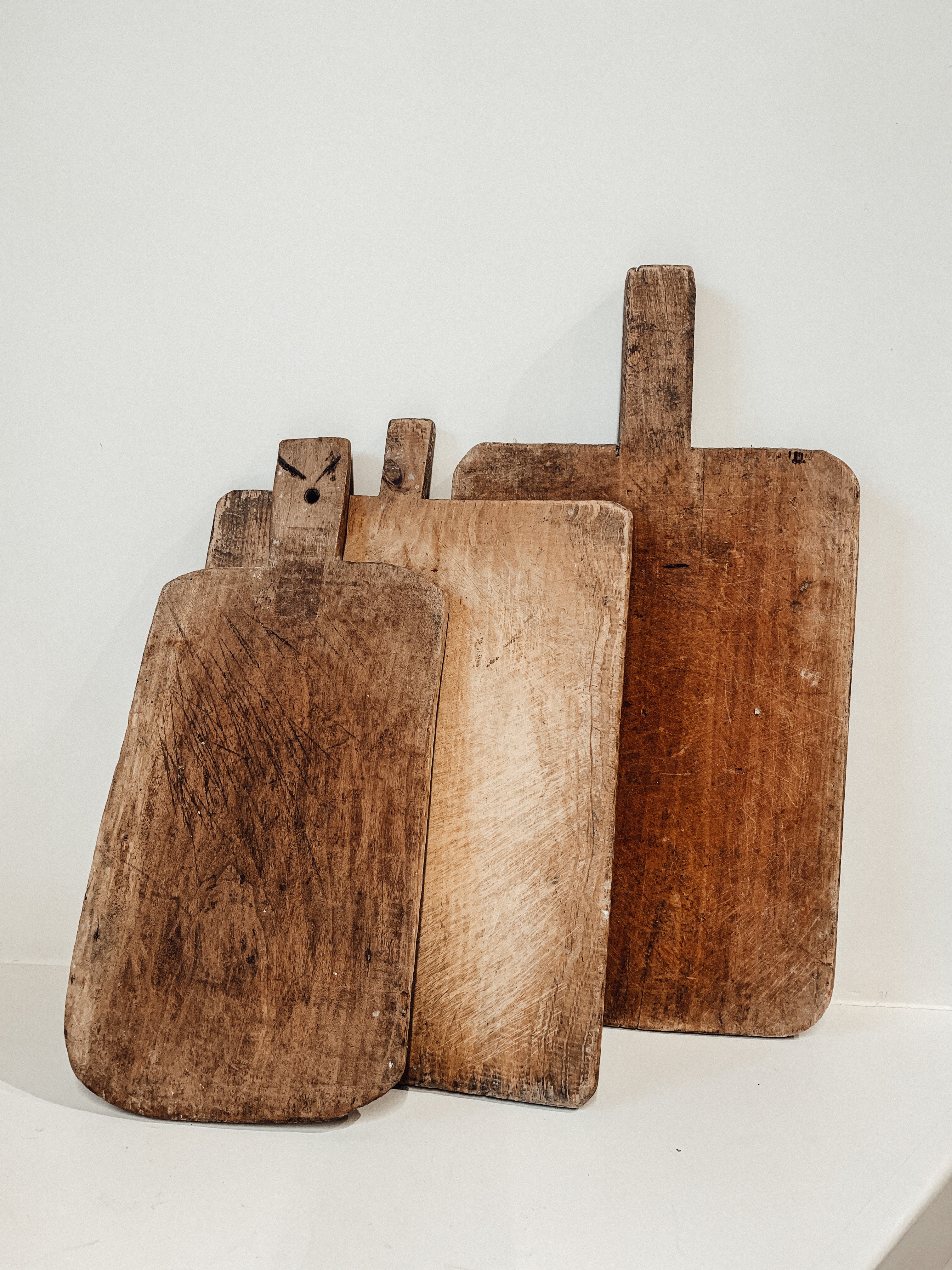 Vintage Wood Cutting Boards for Kitchen - Handcrafted Chopping Boards for Cheese, Bread & Charcuterie | Perfect for Rustic Kitchen Decor & Entertaining
