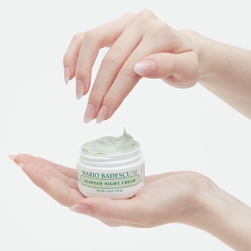 Mario Badescu Seaweed Night Cream - Hydrating & Anti-Aging Face Moisturizer for Overnight Skin Repair | Perfect for Dry & Sensitive Skin Care Routine