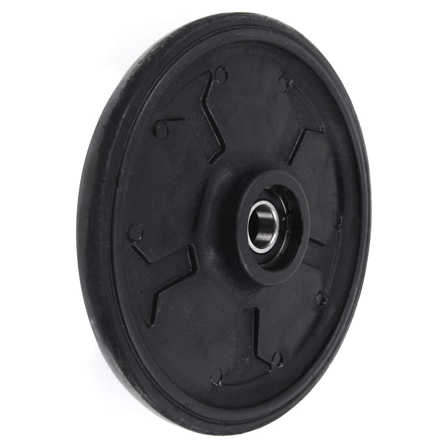 10mm Commander Wheel - Heavy Duty Replacement Wheel for Carts, Dollies & Hand Trucks - Durable Rubber Tire with Steel Core for Smooth Rolling - Ideal for Warehouse, Garage & Industrial Use