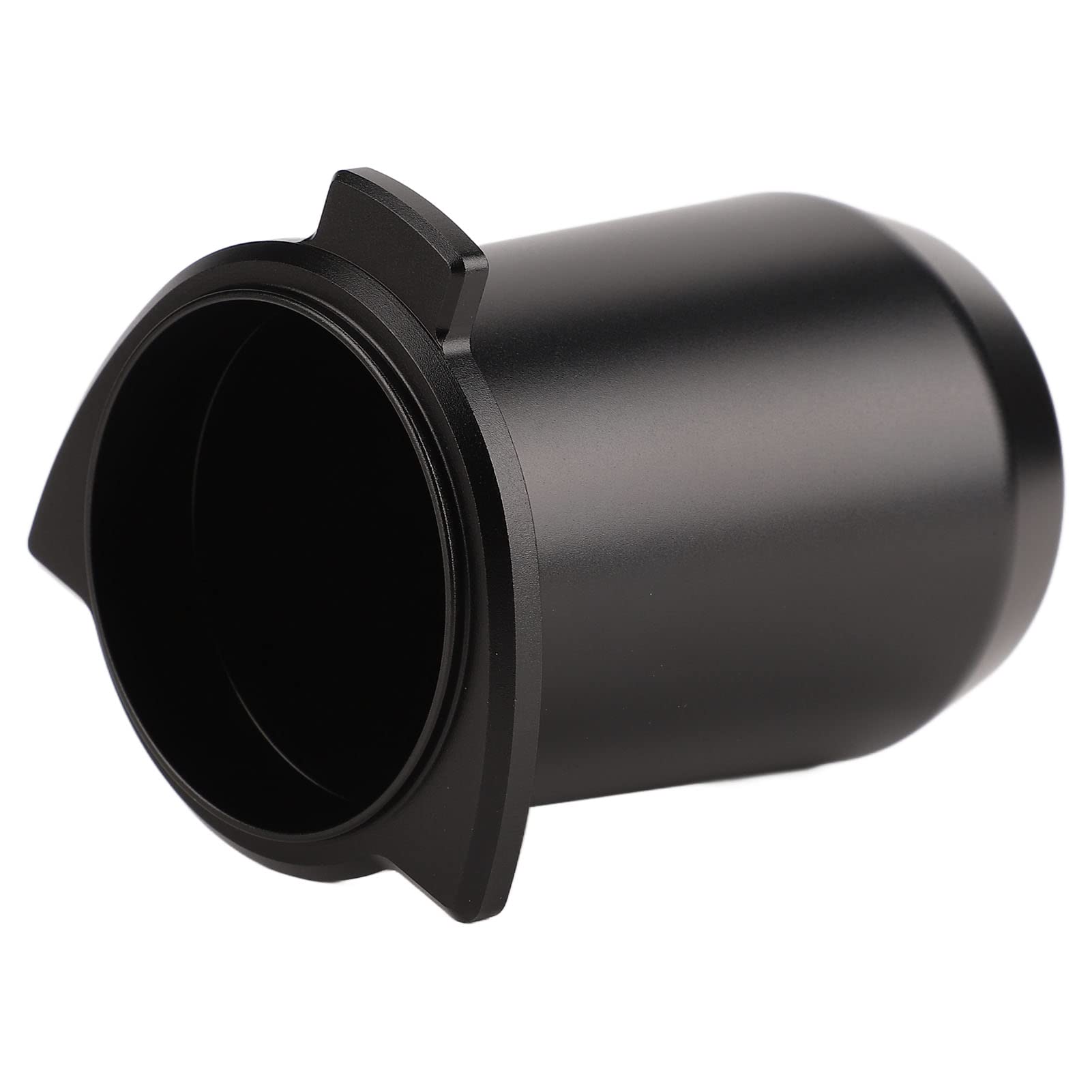 Premium Coffee Powder Feeder - Lightweight Anti-Flying Dosing Cup for Espresso & Milk Tea Shops (Black) | Perfect for Baristas & Home Brewing
