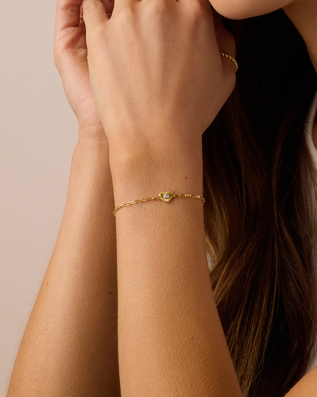 Birthstone Heart Bracelet - Personalized Sterling Silver Charm Bracelet for Women | Perfect Gift for Mother's Day, Valentine's Day & Anniversaries | Elegant Jewelry for Everyday Wear & Special Occasions