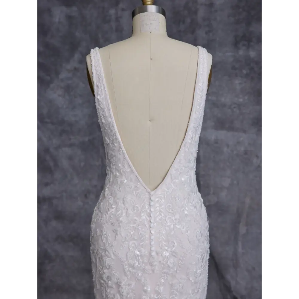 Elegant Estella Wedding Dress by Maggie Sottero | Romantic Lace Bridal Gown for Church, Garden & Beach Weddings