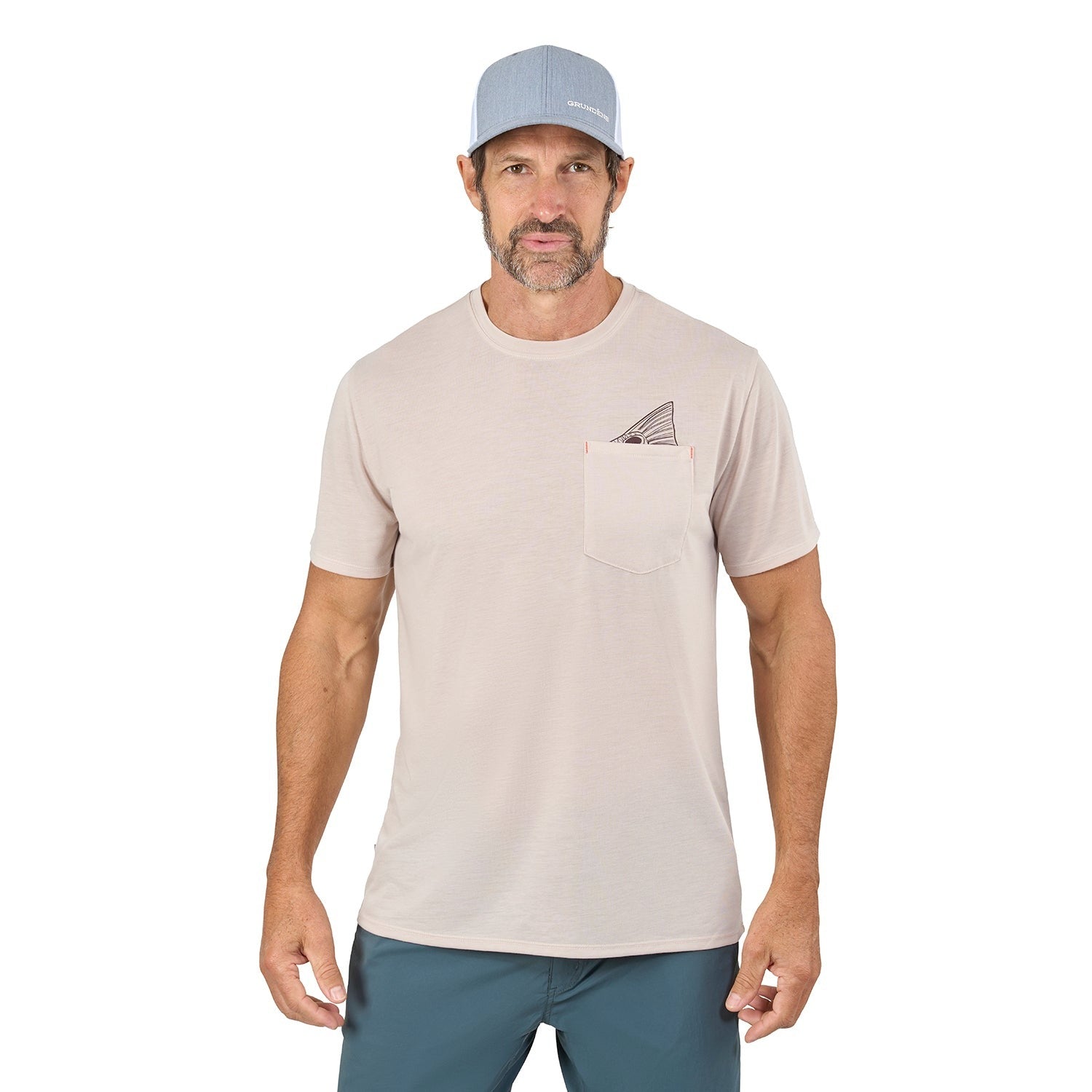 Grundens Species Pocket T-Shirt for Fishing & Outdoor Activities - Comfortable & Durable Men's Tee