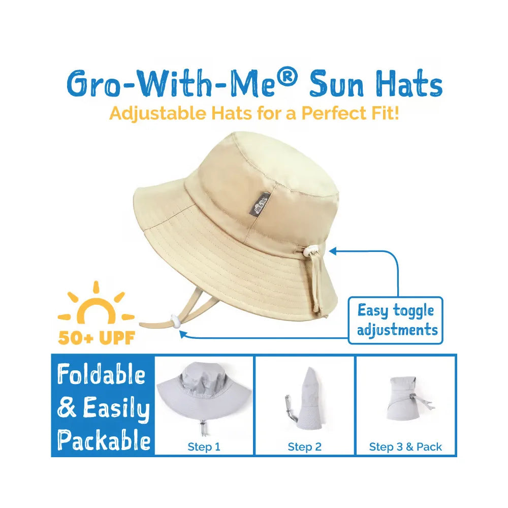 Jan + Jul Cotton Bucket Sun Hat for Women & Girls - UPF 50+ UV Protection, Wide Brim Summer Beach Hat - Perfect for Outdoor, Camping, Hiking and Grove Adventures