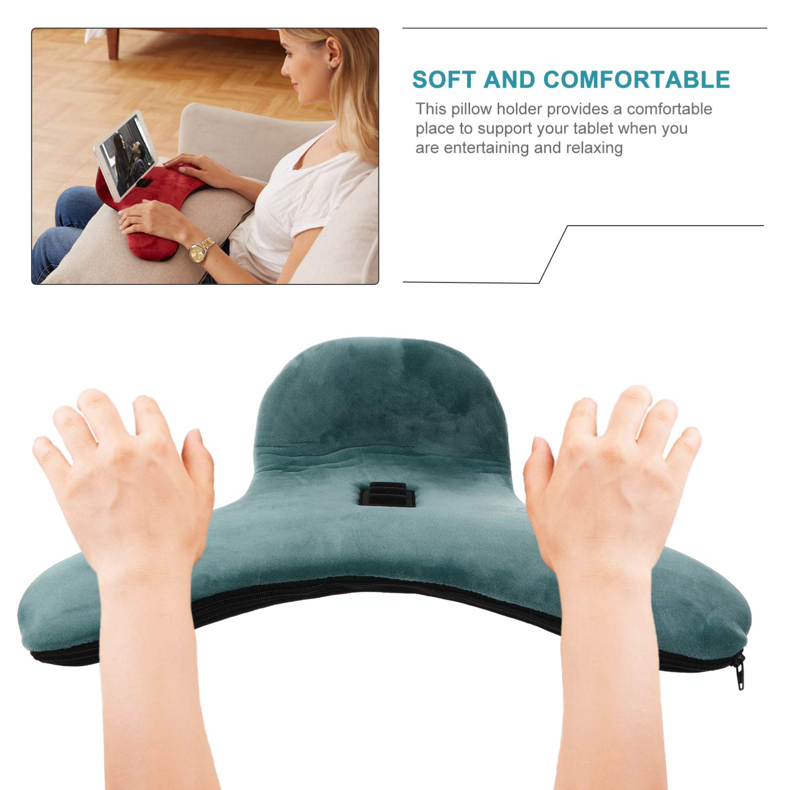 Hemobllo Phone Holder - 1pc Wrist Phone Pillow Stand for Tablets & Smartphones | Durable Polypropylene Plastic | Hands-Free Lazy Phone Stand for Bed, Sofa & Office Use