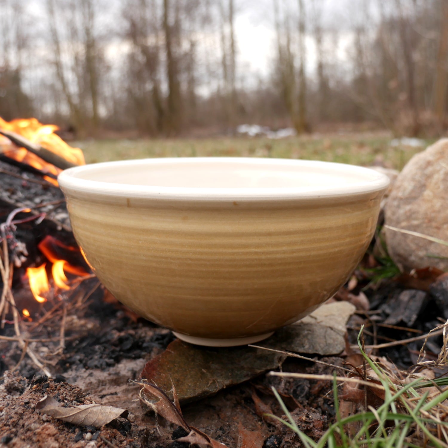 Premium Stoneware Mixing Bowl Set - Durable Ceramic Mixing Bowls for Baking, Cooking & Food Prep - Non-Slip Base & Easy Pour Spout - Perfect for Kitchen, Restaurants & Home Chefs