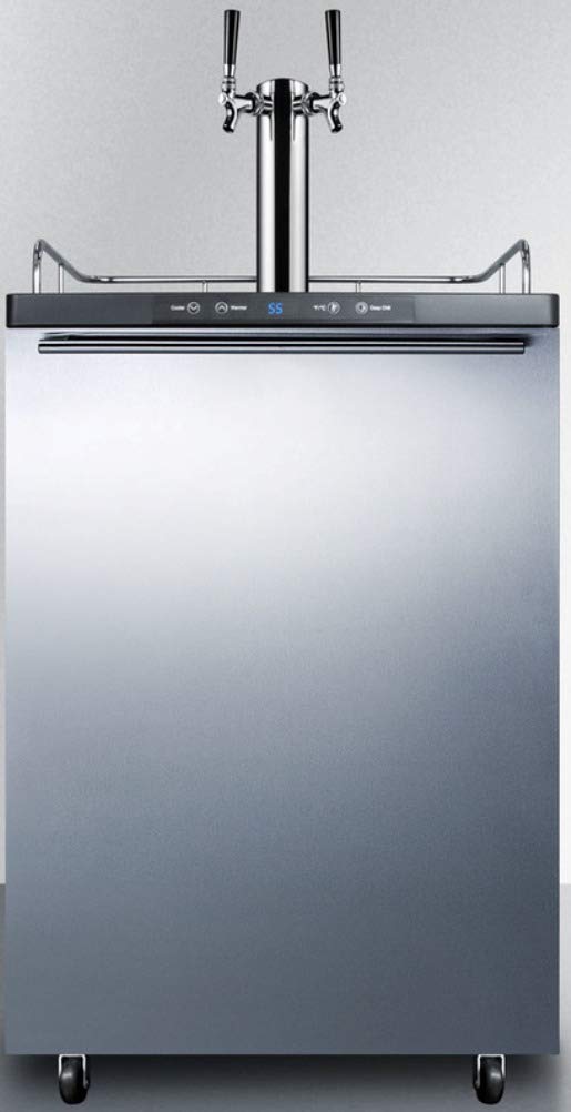 Summit SBC635MBISSHHTWIN Stainless Steel Wine Dispenser - Commercial & Home Use for Restaurants, Bars, and Parties