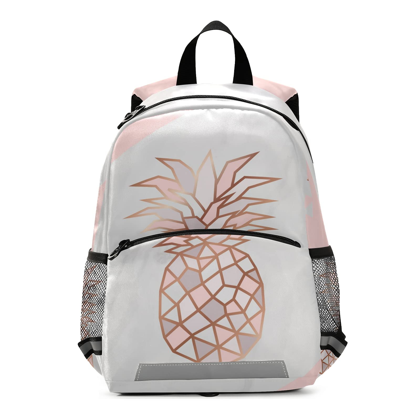 Pineapple Toddler Backpack for Boys & Girls Ages 3-6 - Cute Preschool Mini Backpack with Adjustable Leash for Daycare, Travel & Outdoor Adventures