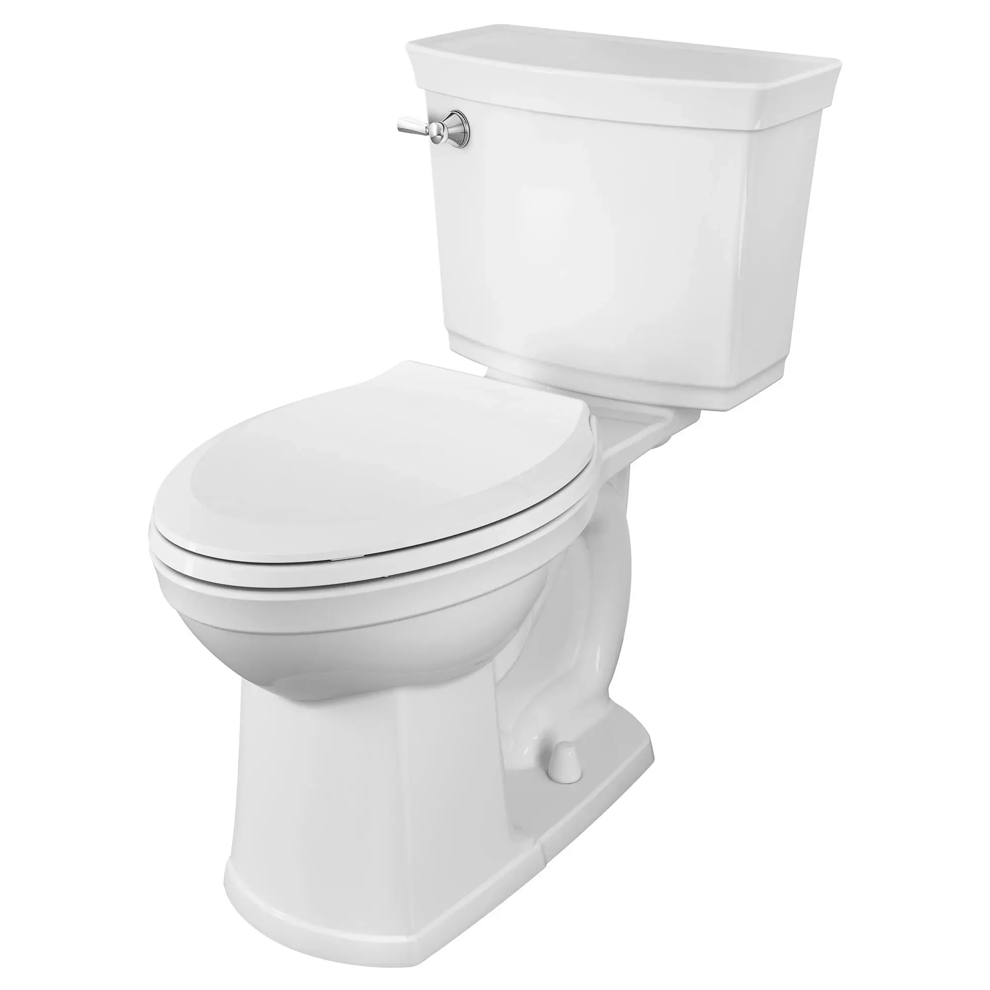 Astute VorMax Two-Piece 1.28 GPF/4.8 LPF Elongated Chair Height Toilet Without Seat - Perfect for Modern Bathrooms & Water-Efficient Homes