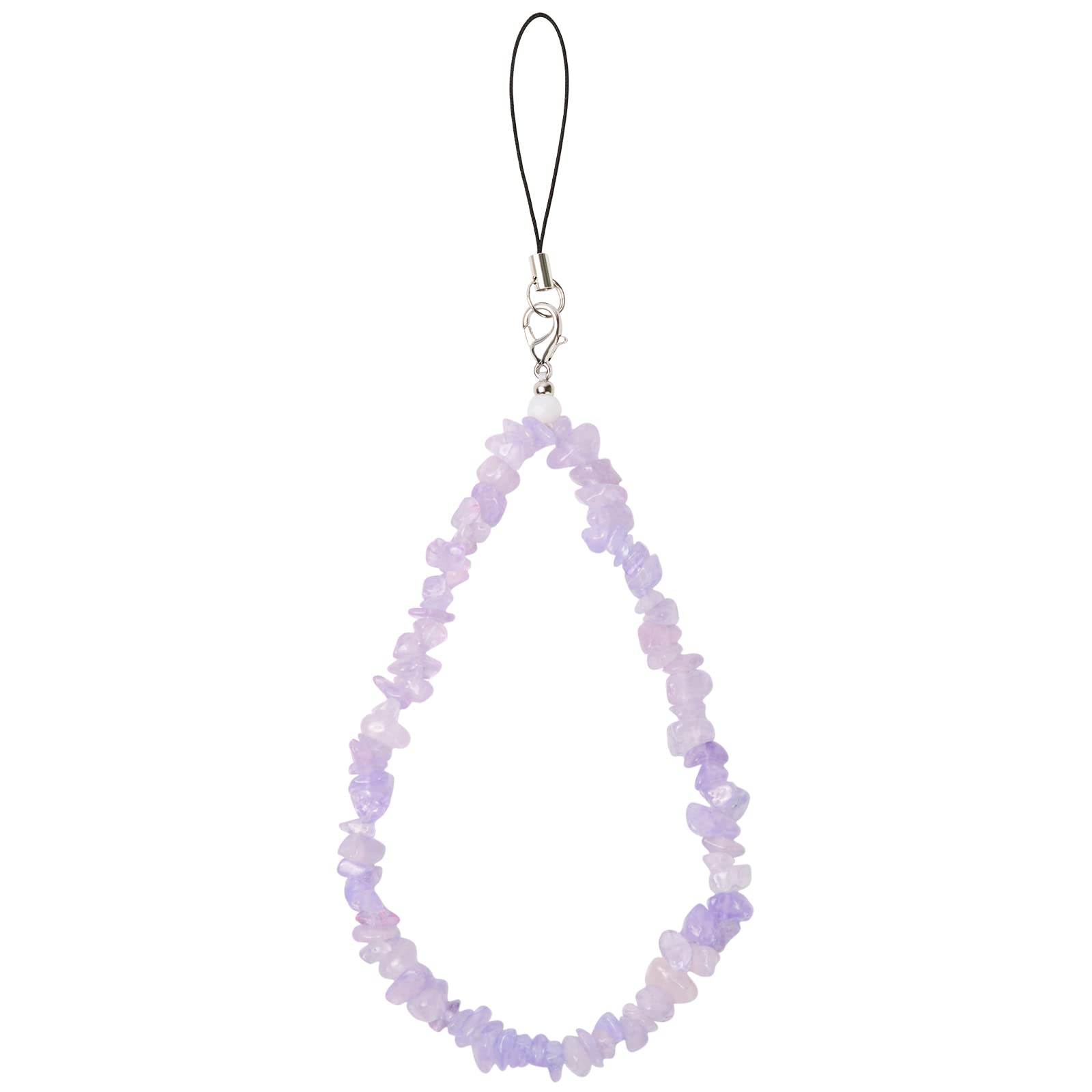 BEACE Natural Gemstone Phone Charms & Chain Strap for Women - Stylish Phone Lanyard Wrist Strap & Keychain Accessory | Perfect for iPhone, Samsung & Phone Cases | Gift Idea for Girls & Women