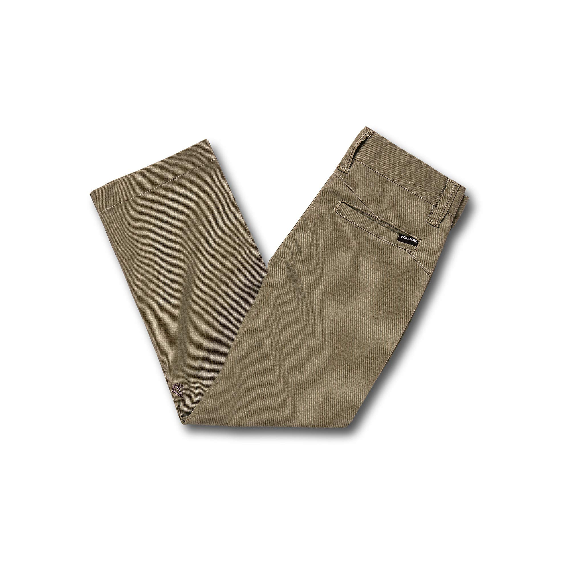 Volcom Boys' Frickin Modern Stretch Chino Pants for Big & Little Boys - Comfortable Khaki Casual Pants Size 6 - Perfect for School, Playdates & Everyday Wear