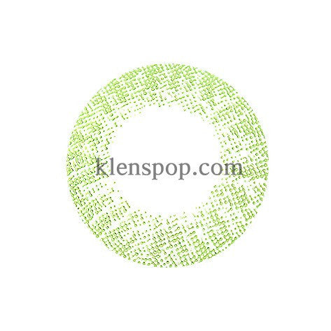 Mojito Green Circle Contact Lenses (2Pcs) - 6 Months Supply - Natural Eye Enlarging Effect for Cosplay & Halloween Costumes