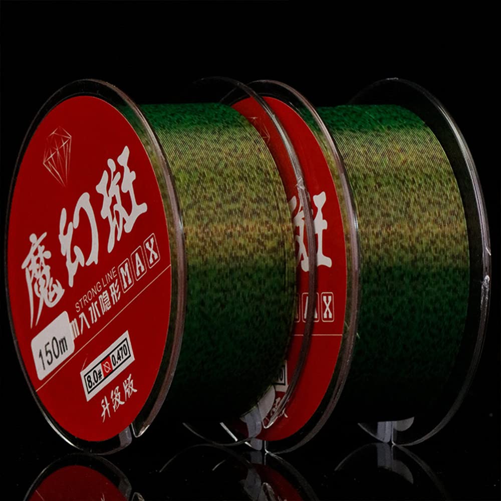 Premium Nylon Fishing Line 150m - Super Strong Invisible Soft Magic Spot Thread for Sea Fishing | High Tension Wire with Excellent Casting Performance | Ideal for Saltwater, Freshwater, and Deep Sea Fishing