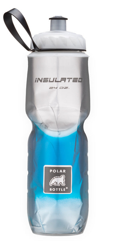 Polar Bottle Fade 24oz (710mL) Insulated Water Bottle - Leak Proof, BPA Free, Keeps Drinks Cold for 24 Hours - Perfect for Hiking, Gym, Cycling & Outdoor Activities