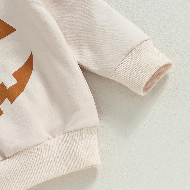 Baby Girl & Boy Halloween Outfit - My First Halloween Pumpkin Romper Onesie & Sweatshirt Bodysuit | Cute Infant Costume for Photo Shoots, Trick or Treating & Holiday Parties