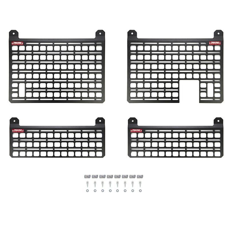 2024 Jeep Gladiator (JT) Bedside Rack System - 4 Piece Kit for Cargo Organization & Off-Road Adventures