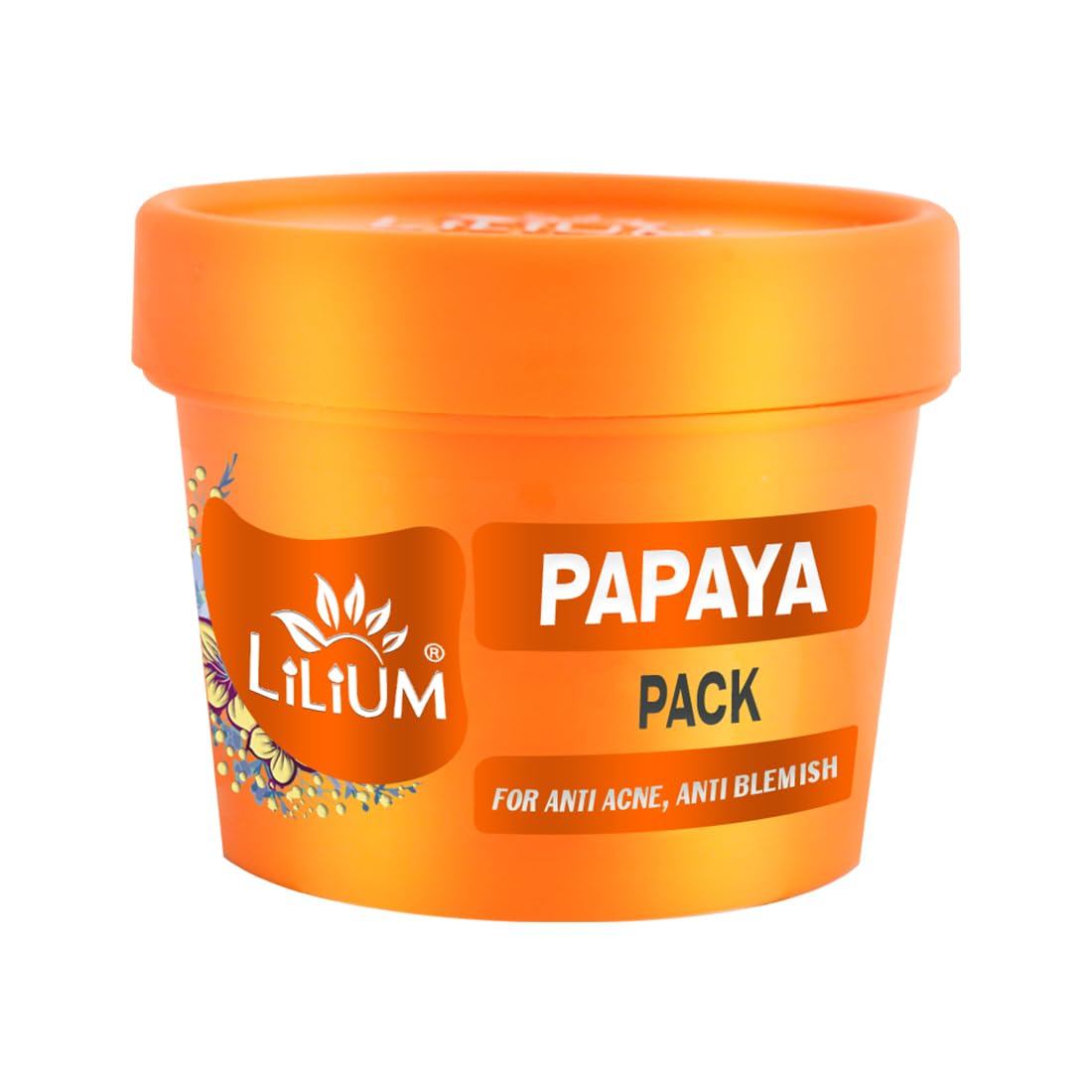Lilium Papaya Active Cleanser Pack 100ml - Brightening Face Wash for Glowing Skin | Gentle Exfoliation & Deep Cleansing | Perfect for Daily Skincare Routine & Travel Essentials