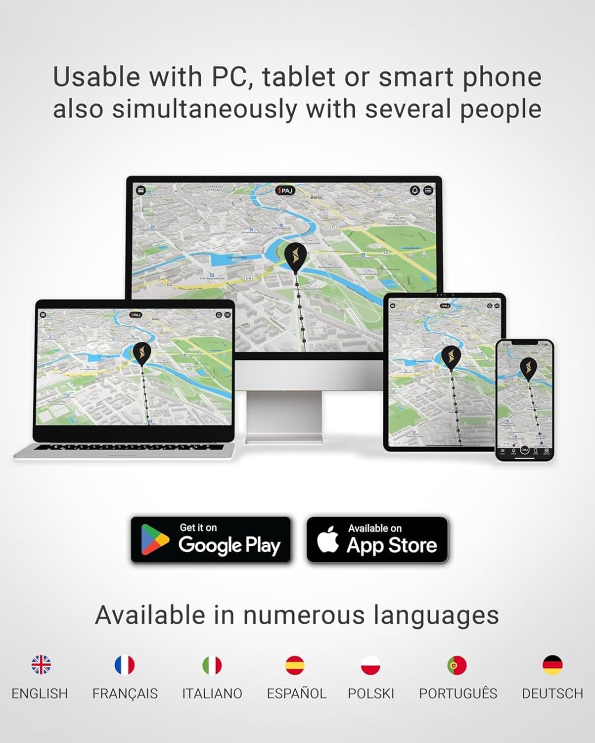 PAJ GPS OBD II Tracker - 4G LTE Real-Time Vehicle Tracking Device for Cars & Trucks with Speed Monitoring & Geo-Fence Alerts | OBD2 Plug Power | Perfect for Fleet Management, Teen Driver Safety & Anti-Theft Protection