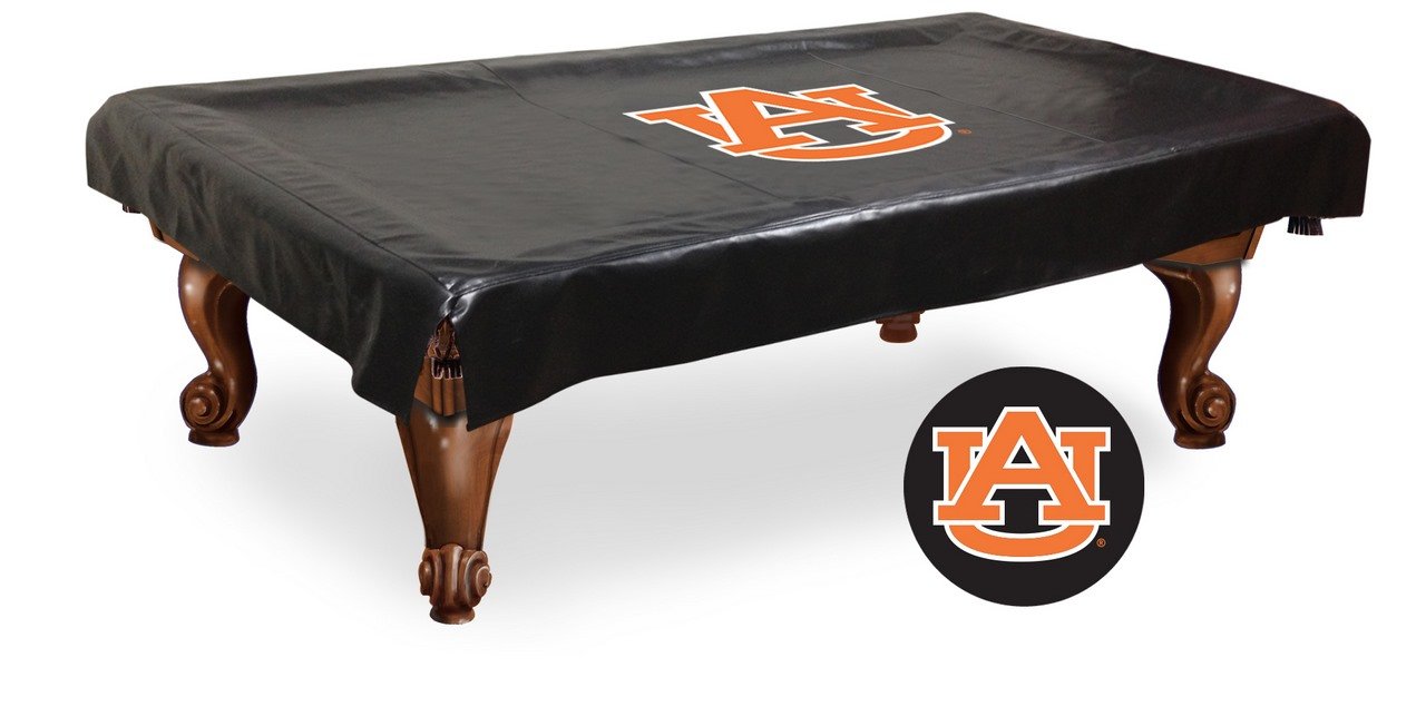 Holland Bar Stool Co. 8-Foot Auburn Pool Table Cover - Waterproof Billiard Table Protector for Home Game Rooms & Bars